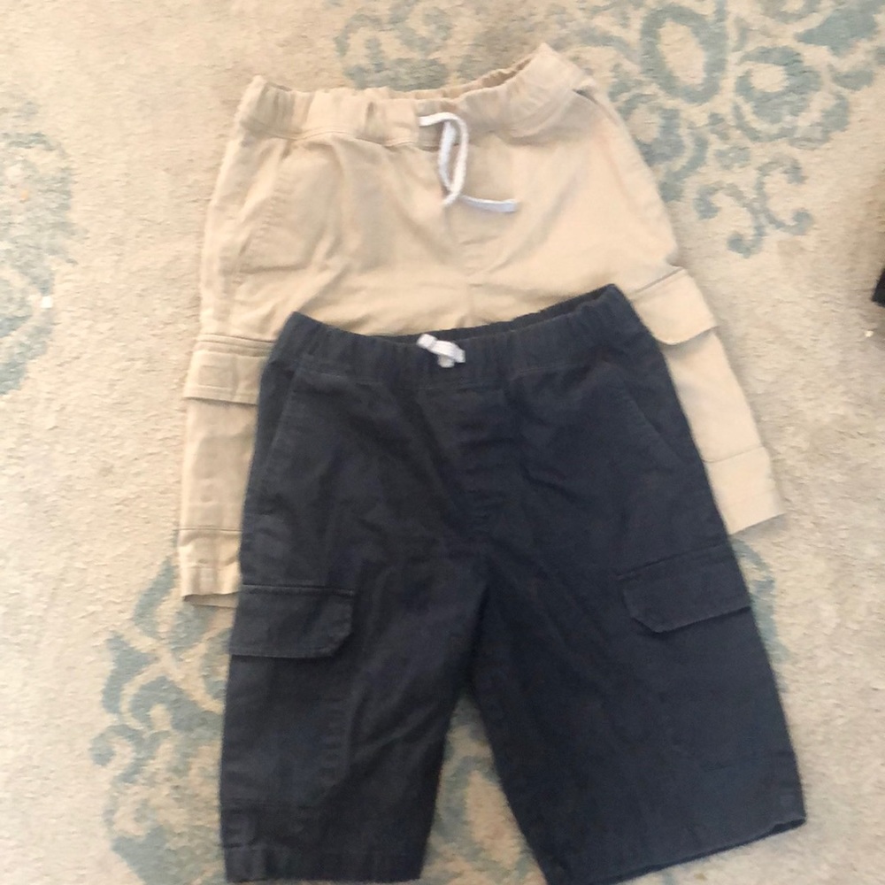 Spotted Zebra Boys Cargo Elastic Waist Shorts